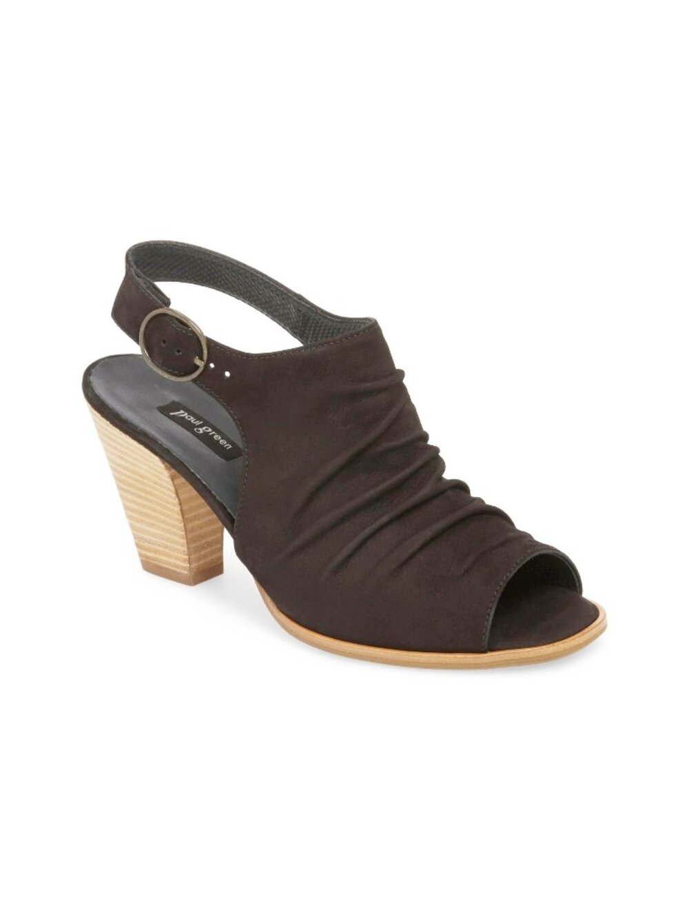 NEW $360 PAUL GREEN Rival Sandal BOOTIE CAYANE BLACK LEATHER 6.5 (PG5)